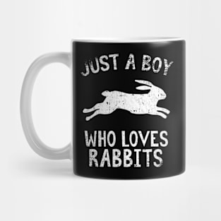 Just A Boy Who Loves Rabbits Mug